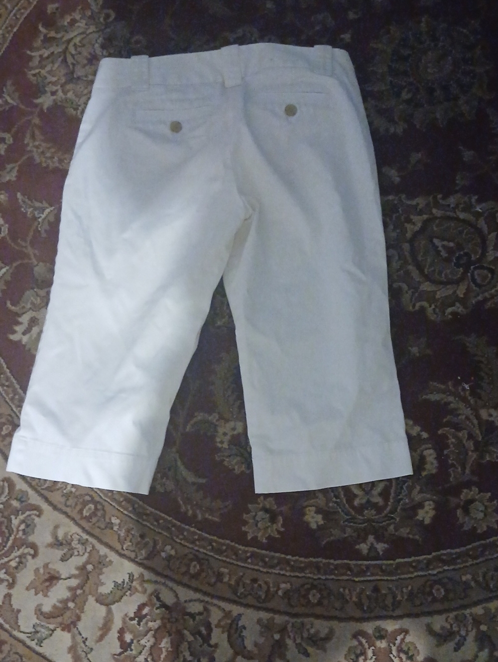J. Crew White  Crop Trousers